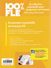 100% FLE - A2 Grammaire essentielle du français + audio download - 9782278109241 - back cover