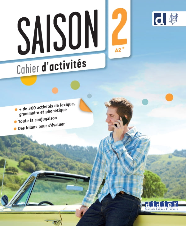 SAISON 2 - Niv. A2 - Cahier + didierfle.app - 9782278111756 - Front cover