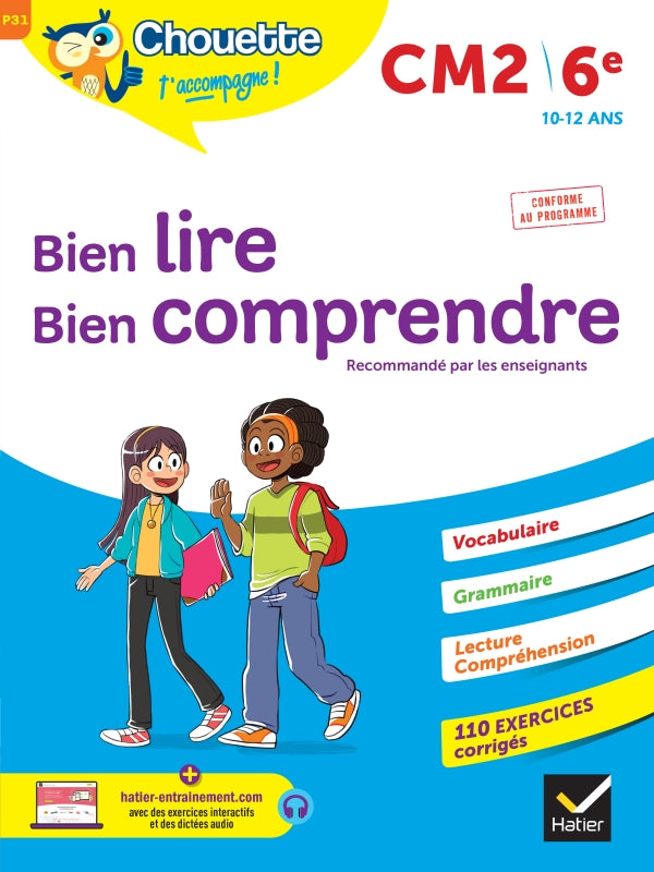 Bien lire, bien comprendre CM2/6e - 9782401093843 - front cover
