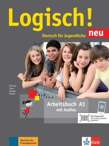 Logisch! neu A1 Deutsch für Jugendliche Arbeitsbuch mit Audios - 9783126052023 - Front Cover