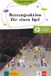 Rettungsaktion für einen Igel