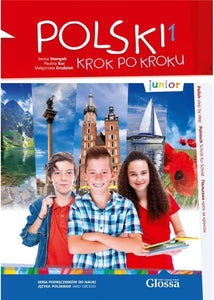 Junior Polski 1 - Krok po Kroku - Student's Textbook - 9788396317179 - front cover