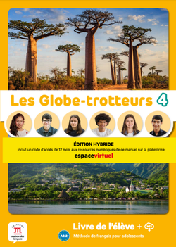Les Globe-trotteurs 4 – Édition hybride – Livre de l’élève + audio MP3  - 9788411570237 - Front cover