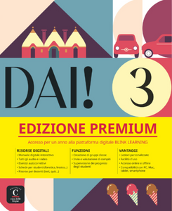 DAI! 3 Premium - Libro dello studente + esercizi  - 9788411571739 - front cover