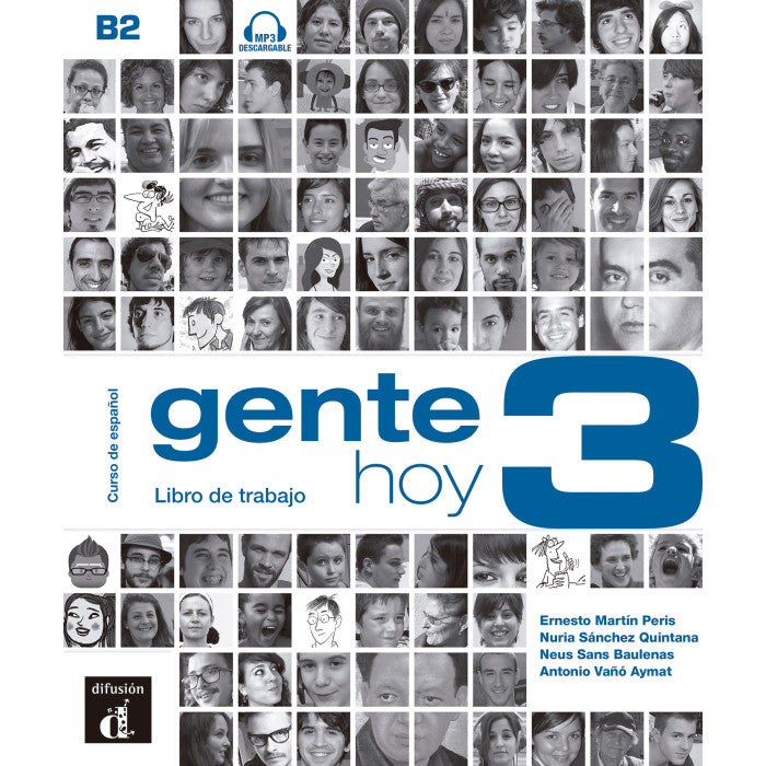 Gente hoy 3 - Libro de trabajo - Curso de espanol + audio MP3 - 9788415640417 - Front cover