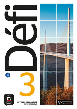 Défi 3 – Livre de l’élève + audio MP3. B1 - 9788416943593 - front cover