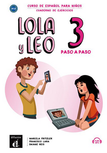 Lola y Leo paso a paso 3 - Cuaderno de ejercicios + audio MP3 - 9788417710729 - Front cover