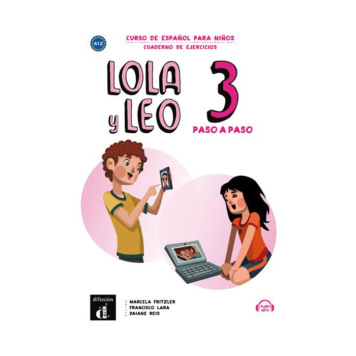 Lola y Leo paso a paso 3 - Cuaderno de ejercicios + audio MP3 - 9788417710729 - Front cover