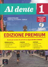 Al dente 1 - Premium Libro dello studente + esercizi. Online audio + video. A1 - 9788417710835 - Front cover