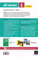Al dente 1 - Premium Libro dello studente + esercizi. Online audio + video. A1 - 9788417710835 - Back cover