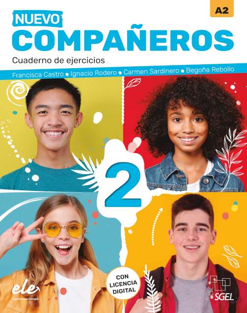 Nuevo Compañeros 2 cuaderno de ejercicios - 9788417730499 - Front cover