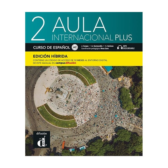 Aula internacional Plus 2 - Edición híbrida - Libro del alumno A2 + MP3 - 9788419236067 - front cover