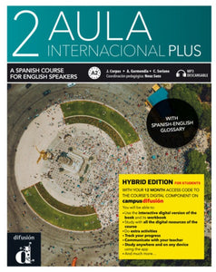 Aula internacional Plus 2 - Edición híbrida - Edición inglesa - Libro del alumno A2 + MP3 - 9788419236074 - front cover