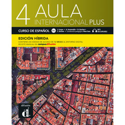 Aula internacional Plus 4 - Edición híbrida - Libro del alumno + audio MP3 - 9788419236098 - front cover