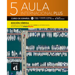 Aula internacional Plus 5 - Edición híbrida - Libro del alumno B2.2 + MP3 - 9788419236104 - Front cover