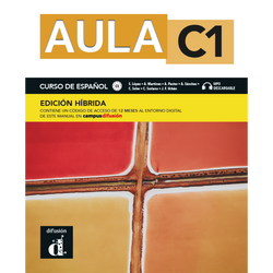 Aula C1 - Edición híbrida - Libro del alumno + audio MP3 - 9788419236111 - front cover