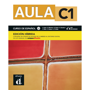 Aula C1 - Edición híbrida - Libro del alumno + audio MP3 + online - 9788419236111 - front cover