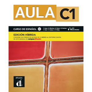 Aula C1 - Edición híbrida - Libro del alumno + audio MP3 - 9788419236111 - front cover