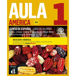 Aula América 1 - Edición híbrida - Libro del alumno + audio MP3 - 9788419236265 - Front cover