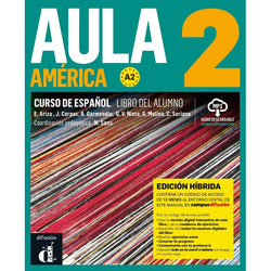 Aula América 2 - Edición híbrida - Libro del alumno + audio MP3 - 9788419236272 - Front cover