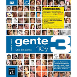Gente hoy 3 - Edición híbrida - Libro del alumno + mp3 - 9788419236302 - Front cover