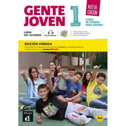 Gente joven 1 Nueva edición - Edición híbrida - Libro del alumno + audio MP3 - 9788419236425 - Front cover