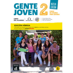Gente joven Nueva edición 2 Ed. híbrida Libro del alumno + audio MP3. A1-A2 - 9788419236432 - front cover
