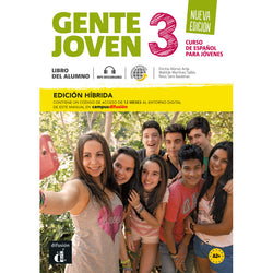 Gente joven  3 - Ed. híbrida - Libro del alumno + audio MP3. Nueva edición. A2 - 9788419236449 - Front cover