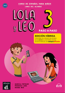 Lola y Leo Paso a paso 3 - Edición híbrida - Libro del alumno + audio MP3. A1.2 - 9788419236517 - Front cover