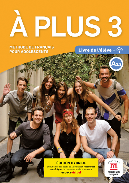 À plus 3 – Édition hybride – Livre de l’élève - 9788419236814 - Front cover