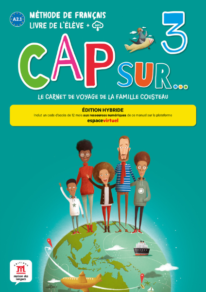 Cap sur… 3 – Édition hybride – Livre de l’élève + audio MP3 - 9788419236906 - Front cover