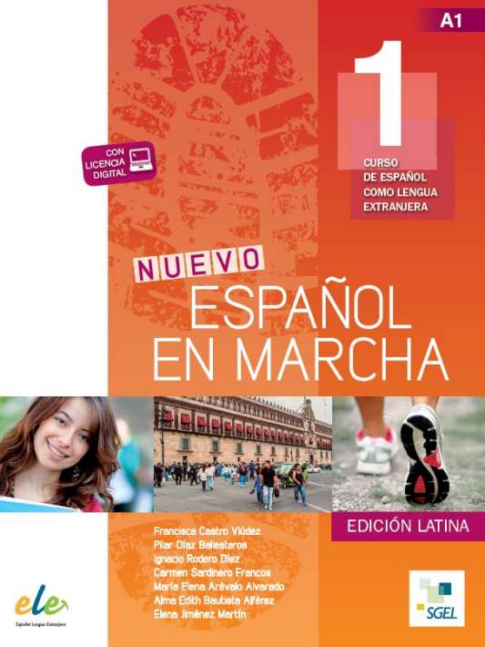 Español en marcha 1 libro del alumno + licencia digital. Edición Latina. A1 - 9788497789943 - Front cover
