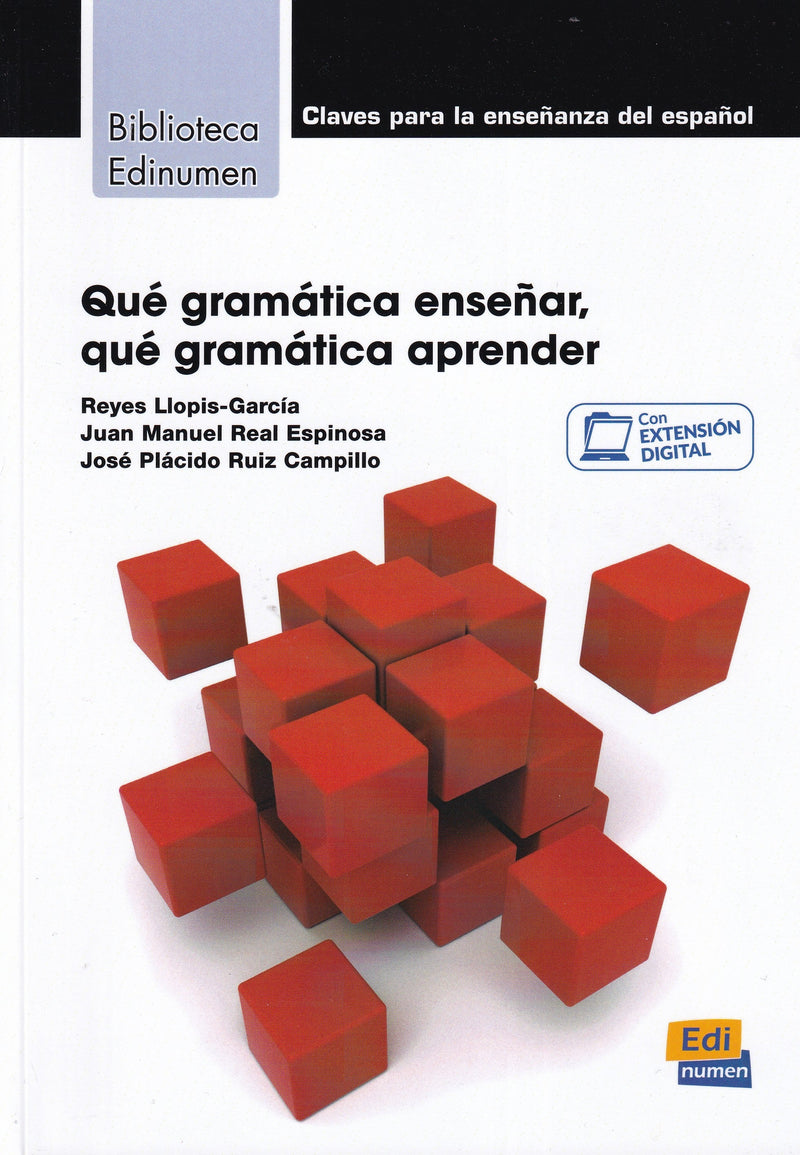 Qué gramática enseñar, qué gramática aprender + Extensión digital - 9788498482409 - front cover