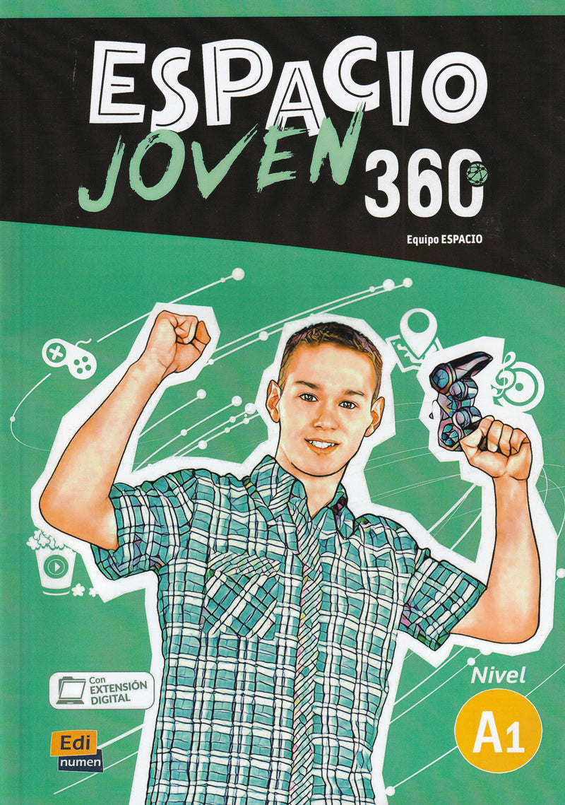 Espacio Joven 360º - Libro del alumno. Nivel A1 + eBook + Extensión digital - 9788498489361 - front cover