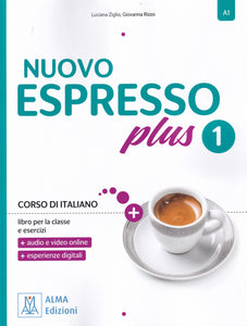 NUOVO Espresso plus 1 + audio e video online - 9788861828414 - front cover