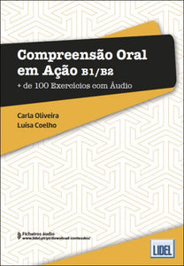 Compreensao Oral em Acao B1/B2 - Mais de 100 Exercicios + audio - 9789897527692-  front cover
