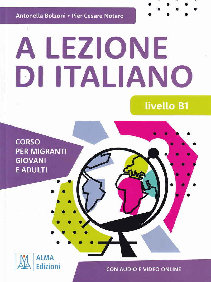A LEZIONE DI ITALIANO B1 + audio + video - 9788861828742 - front cover