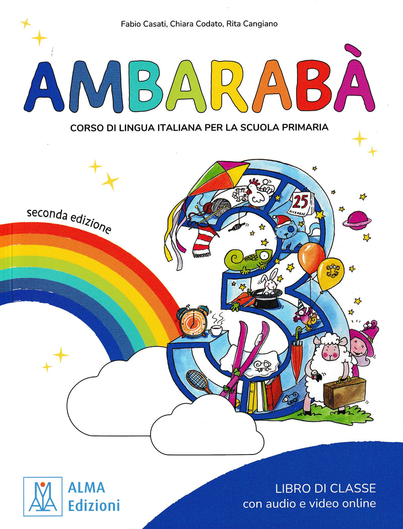 Ambarabà 3 - libro di classe + online audio + video - seconda edizione - 9788861828759 - front cover