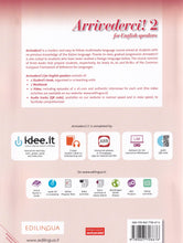 Arrivederci! 2 for English speakers. Student's book, workbook + online audio + video - 9789607706676 - Back cover