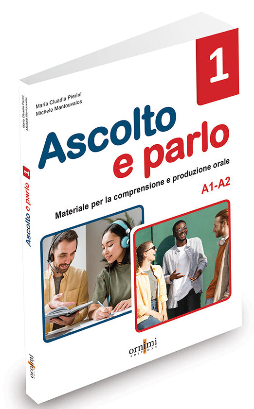 Ascolto e parlo 1 (A1-A2) + audio online - 9786185554293 - front cover 