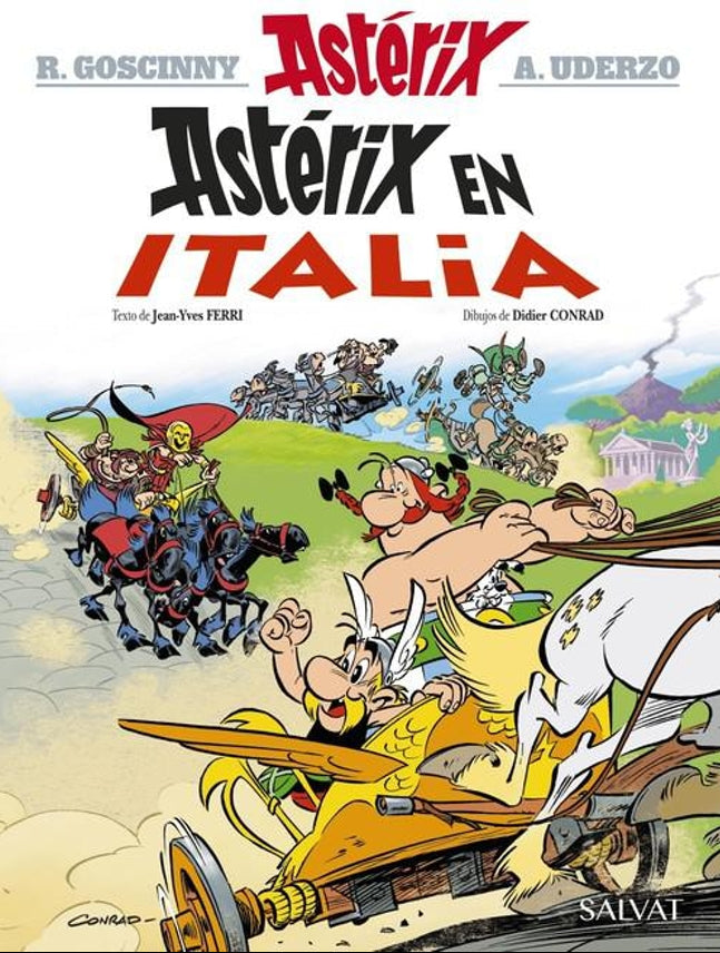 Asterix in Spanish : Asterix en Italia - 9788469620380 - front cover