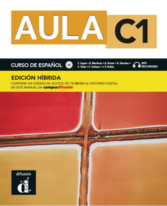Aula C1 - Edición híbrida - Libro del alumno + audio MP3 + online - 9788419236111 - front cover