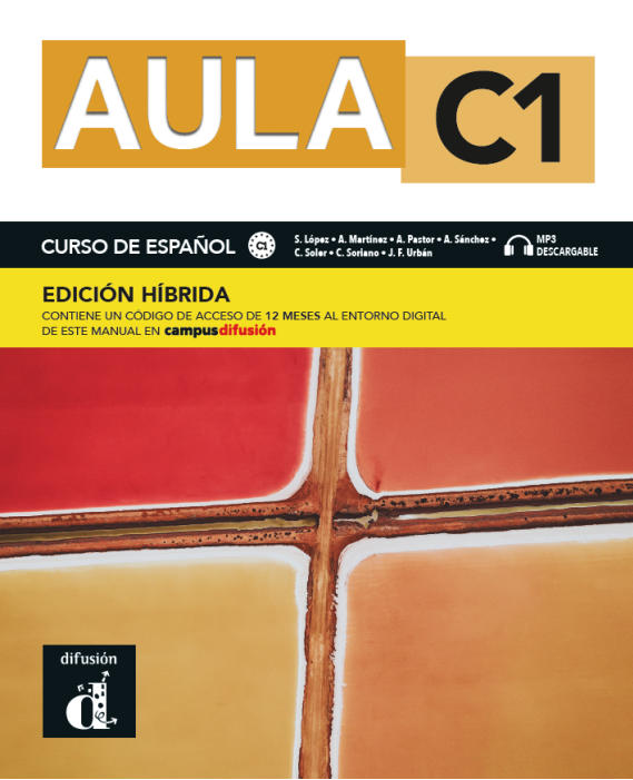 Aula C1 - Edición híbrida - Libro del alumno + audio MP3 + online - 9788419236111 - front cover