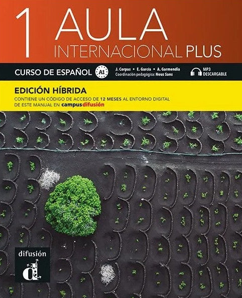 Aula internacional Plus 1 - Edición híbrida - Libro del alumno A1 + audio + digital - 9788419236043 - front cover