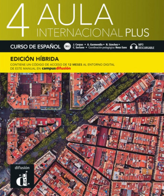 Aula internacional Plus 4 - Edición híbrida - Libro del alumno + audio - 9788419236098 - front cover