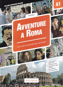 Avventure italiane. Storie illustrate per stranieri: Avventure a Roma. A1 - 9788831496926 - front cover