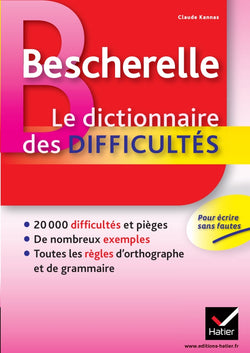 Bescherelle - Dictionnaire des difficultés orthographiques de la langue française - 9782218951954 - front cover