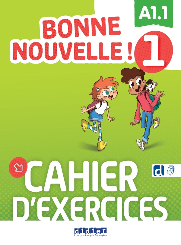 Bonne nouvelle! 1 - A1.1 - Cahier + didierfle.app - 9782278113460 - front cover