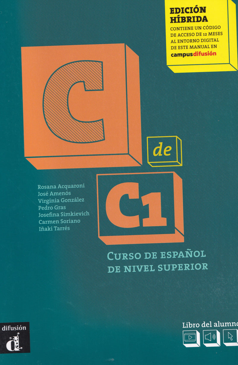 C de C1 - Edición híbrida - Libro del alumno (C1) - 9788419236388 - Front cover
