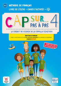 Cap sur… pas à pas 4 – Édition hybride – Livre de l’élève + Cahier d’activités + audio MP3 - 9788419236944 - Front cover